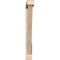 Ekena Millwork Traditional Block Smooth Bracket w/ Offset Brace, Douglas Fir, 5 1/2"W x 48"D x 48"H BKT0604X48X48TRA05SDF - alternate 3
